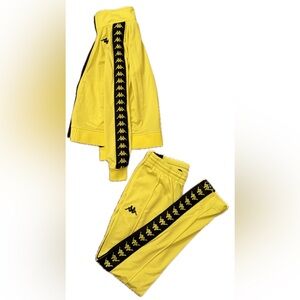 Yellow Kappa Track Suit
